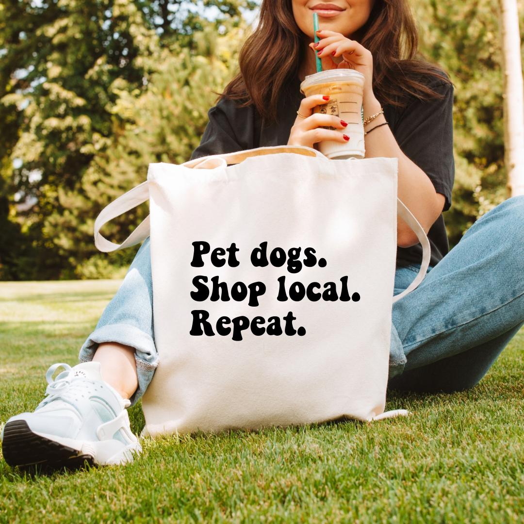 PET DOGS SHOP LOCAL TOTE