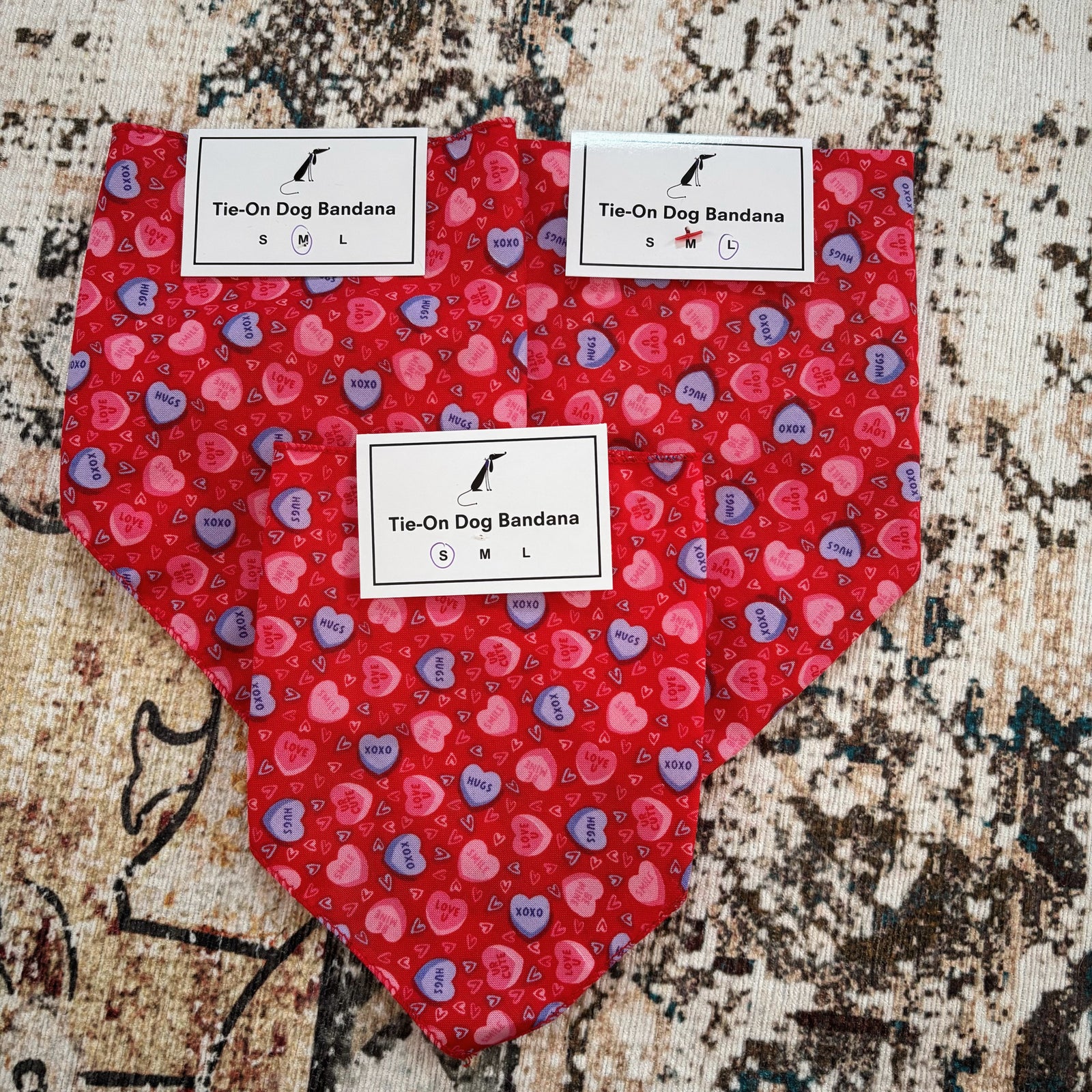Heart Dog Bandana
