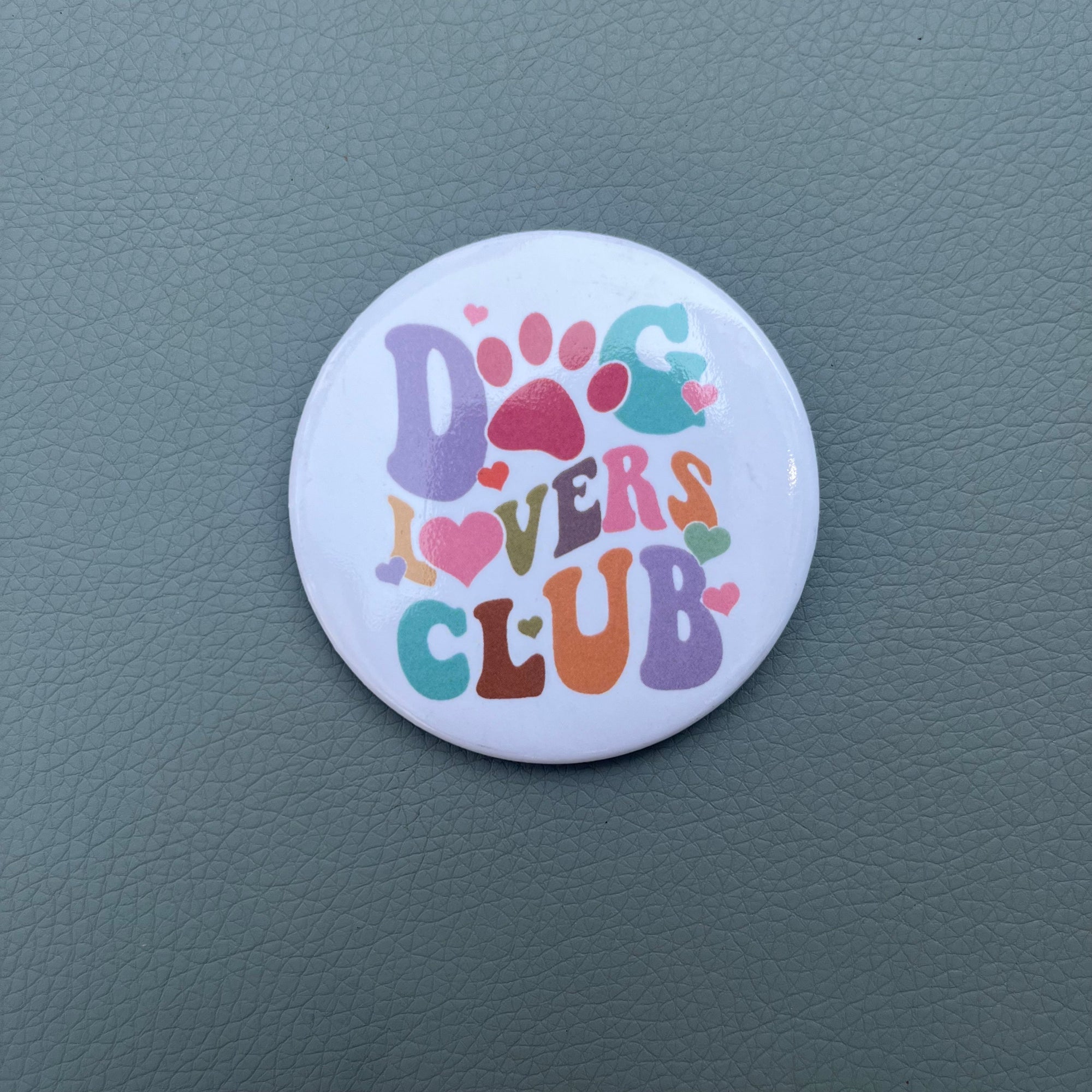 Dog Lovers Club Button