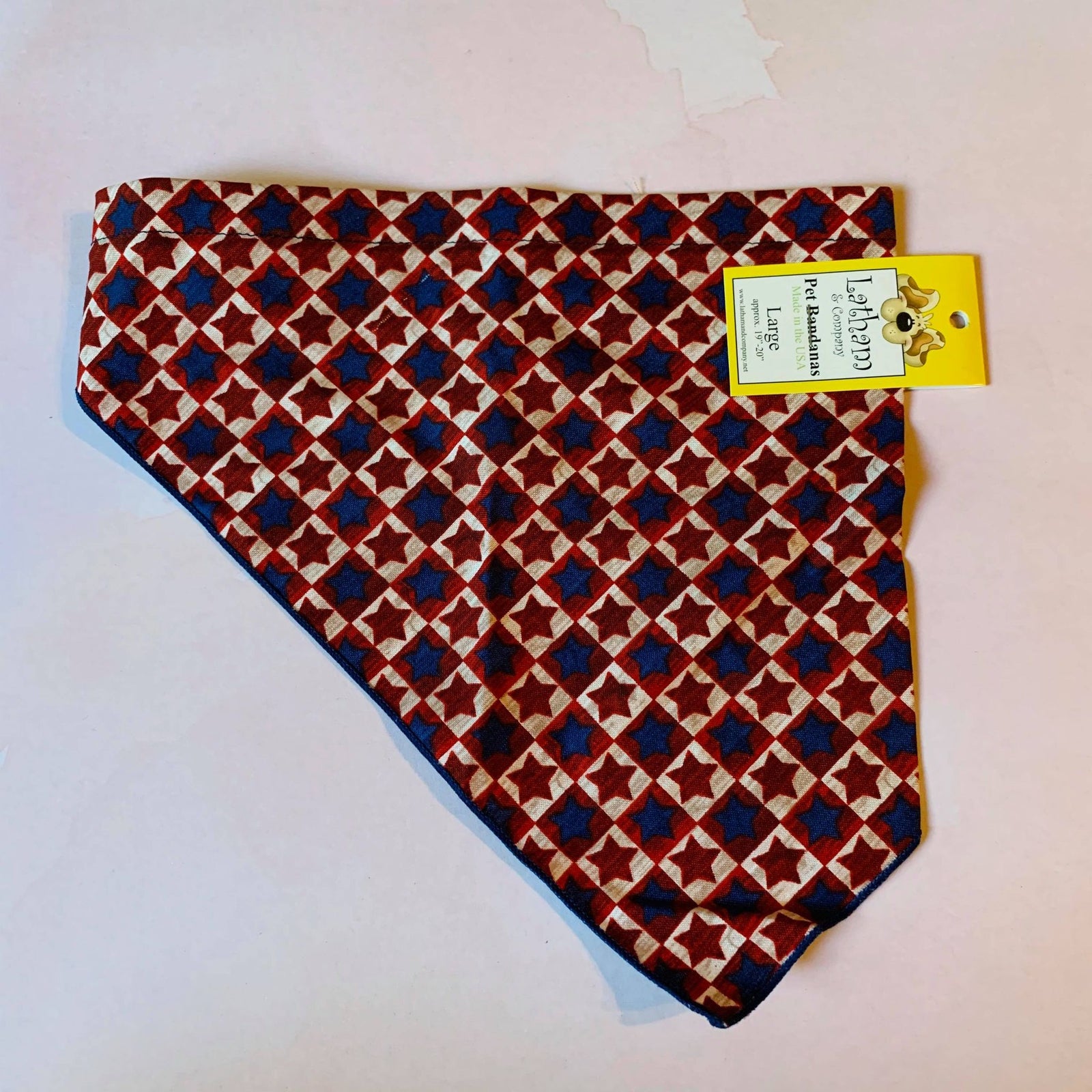 CHECKERED STARS BANDANNA