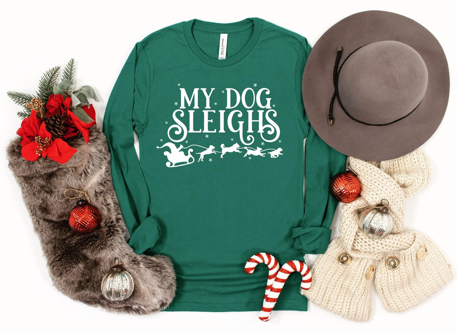 "MY DOG SLEIGHS" SHIRT